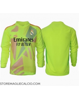 Real Madrid Portiere Maglia Gara Terza Repliche 2024-25 Maniche Lunghe